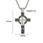 PENDRA Crossforge 316L Stainless Steel Cross Pendant Necklace