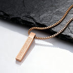 PENDRA Arabic Vertical Pendant Necklace
