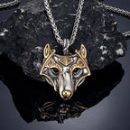 PENDRA Wolf Norse Celtic Necklace