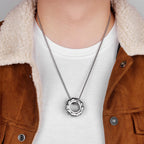PENDRA Tire Fitness Gym Steel Necklace
