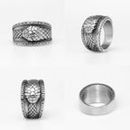 PENDRA Ouroboros Snake Animal Steel Ring