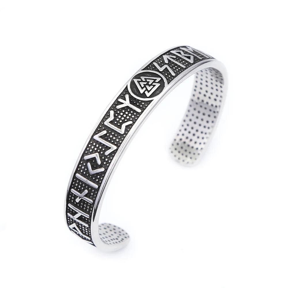 PENDRA Valknut Viking Stainless Steel Bracelet