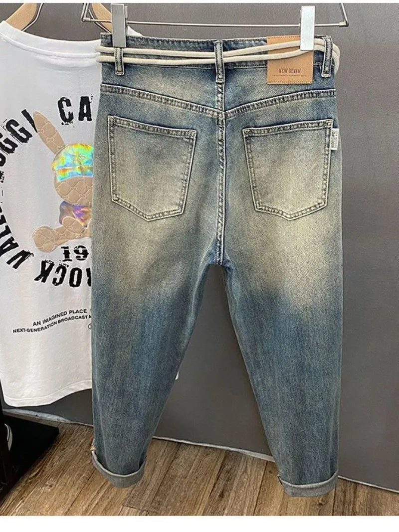 PENDRA End Drawstring Gradual Jeans