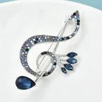 PENDRA Classic Eye Musical-note Brooch