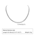 PENDRA Cuban Link Flat Chain Necklace