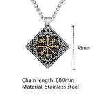 PENDRA Celtic Knot Gold Steel Necklace