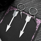 Longbow Archery Rivet Earrings For Women Men Stainless Steel Silver Color Sword Hiphop Party Male Dangle Earring Jewelry Gifts