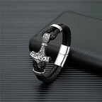 PENDRA Rune Vintage Leather Bracelet