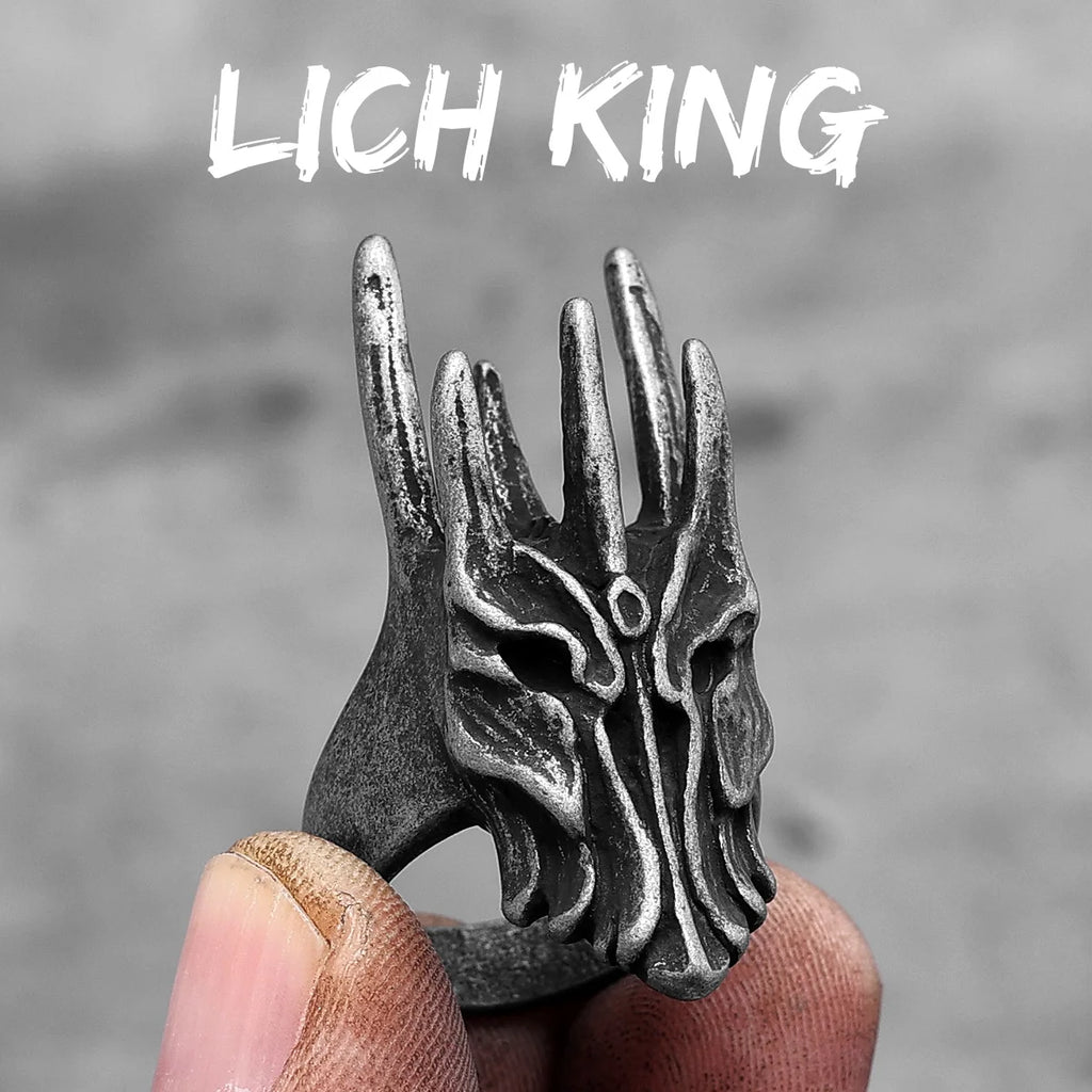 PENDRA Punk Gothic Skull Ring