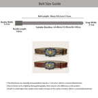 PENDRA Fayeine Leather Western Luxury Belt