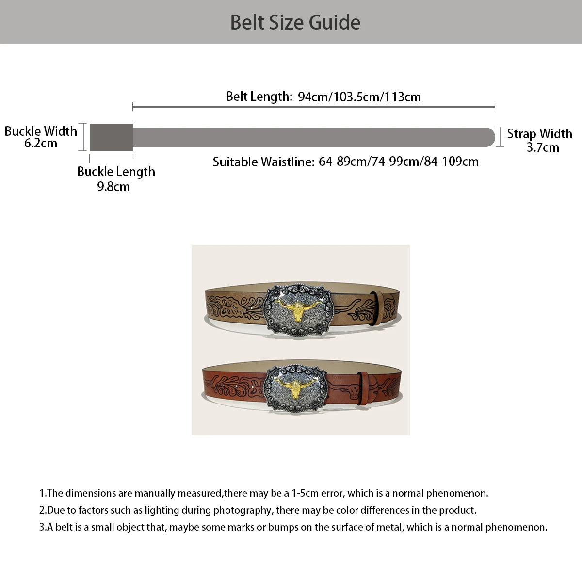 PENDRA Fayeine Leather Western Luxury Belt