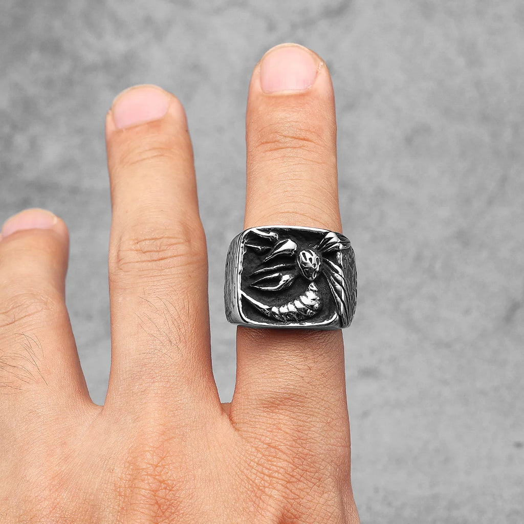 PENDRA Mosquito Animal Biker Steel Ring