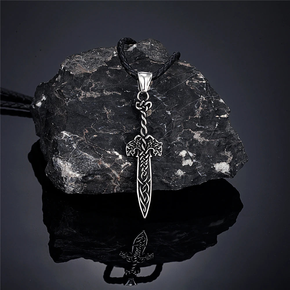 PENDRA Celtic Knot Punk Necklace
