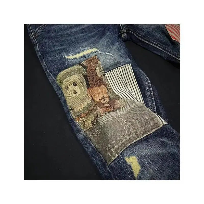 PENDRA Heavy Industry Embroidery Pants