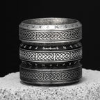 PENDRA Celtic Knot Boyfriend Steel Ring