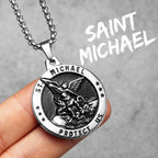 PENDRA St Michael Arch Steel Necklace