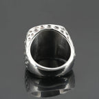 PENDRA Rune Steel Ring