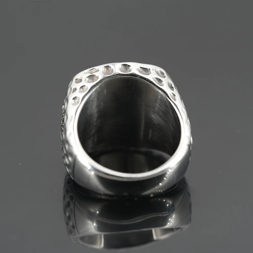 PENDRA Rune Steel Ring