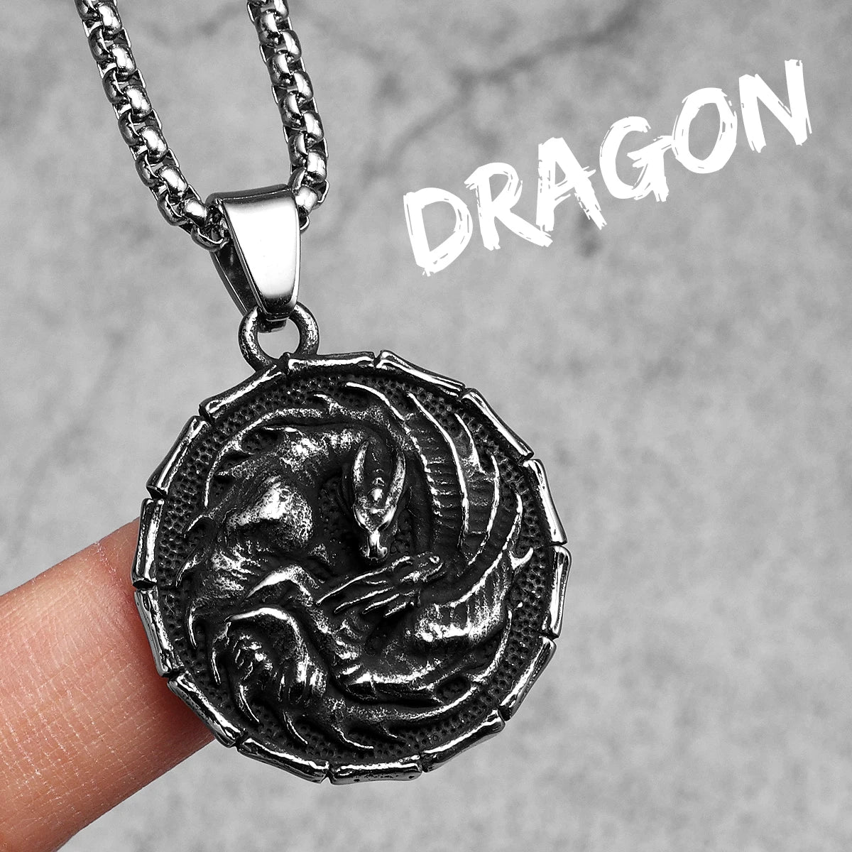 PENDRA Uliessa Dragon Motif Necklace