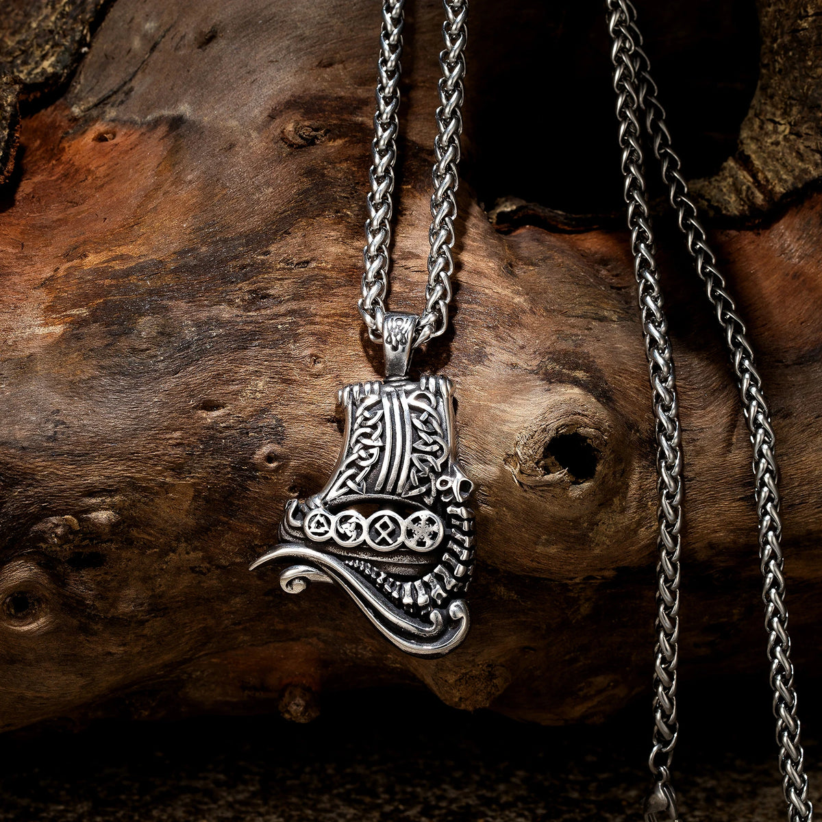 PENDRA Rune Vintage Norse Necklace