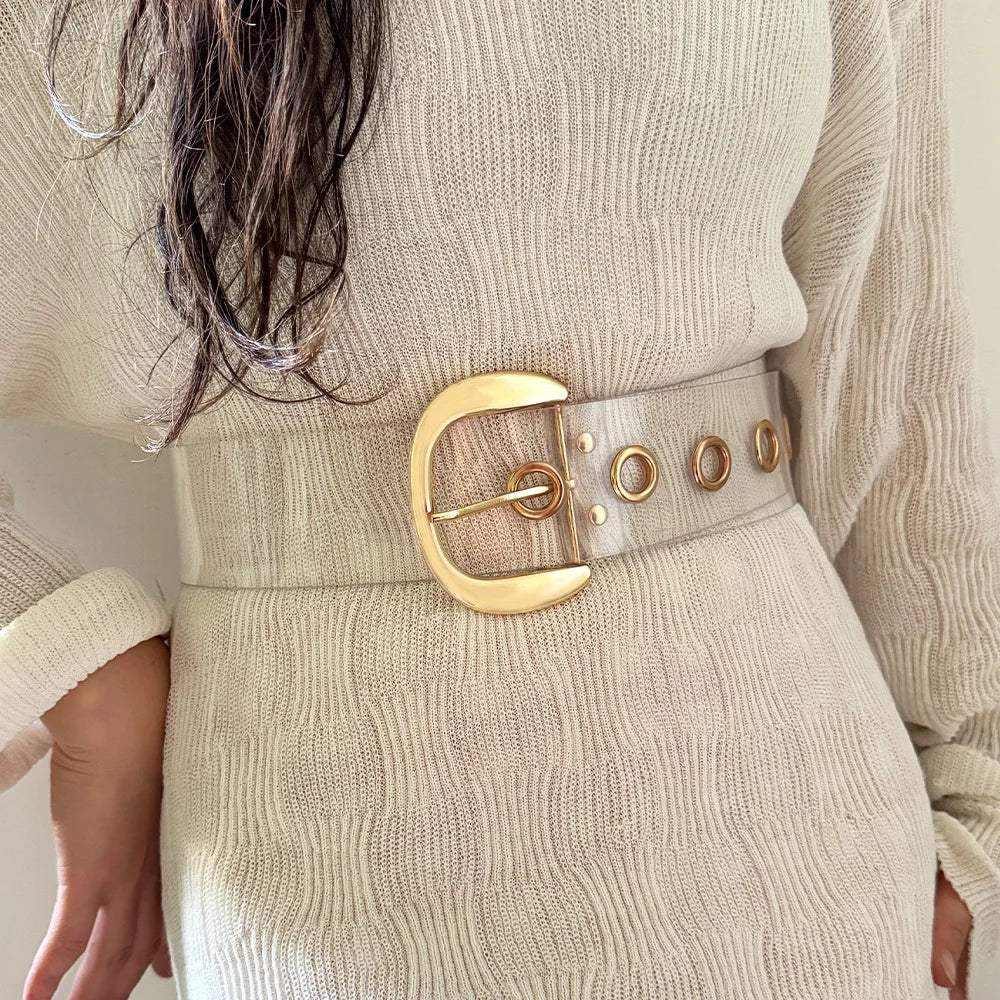 PENDRA Bellaina White Western Designer Corset Belt