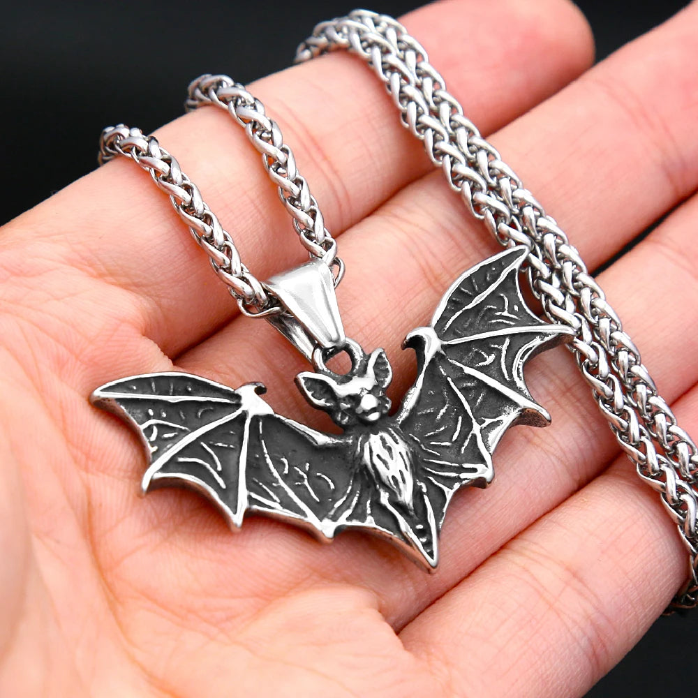 PENDRA Batwing Gothic Stainless Steel Pendant