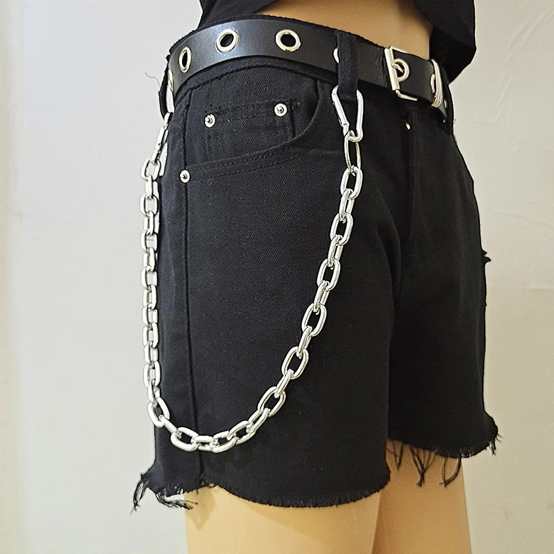 PENDRA Moonstar Rivet Waist Chain Keychain