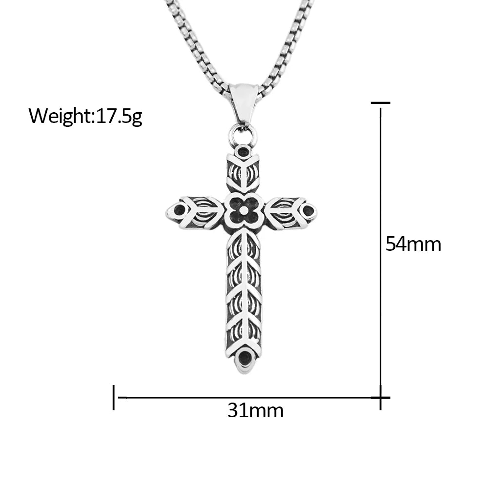 PENDRA Rhombuscross Gothic Rhombus Cross Pendant