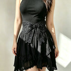 PENDRA Seraorae Rhinestone Pearl Wide Corset Belt