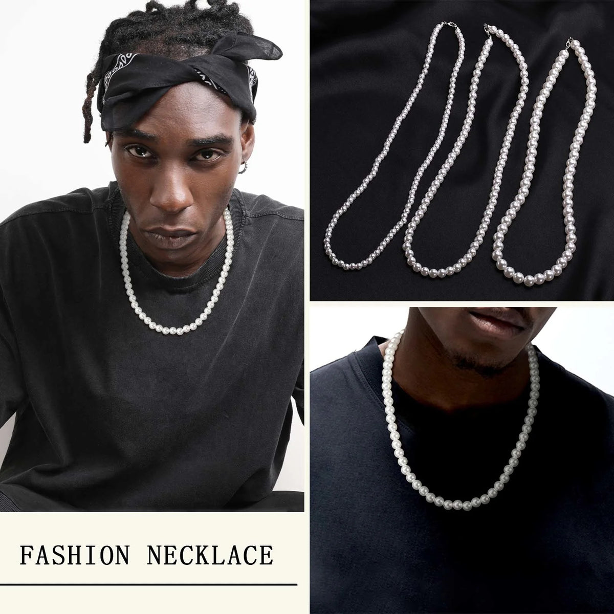 PENDRA Pearl Modern Necklace