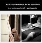 Designer Jeans Man High Quality Men's Scraped Black Jeans Autumn Winter Splashing Ink Slim-fit Pants Handsome Casual Long Pants