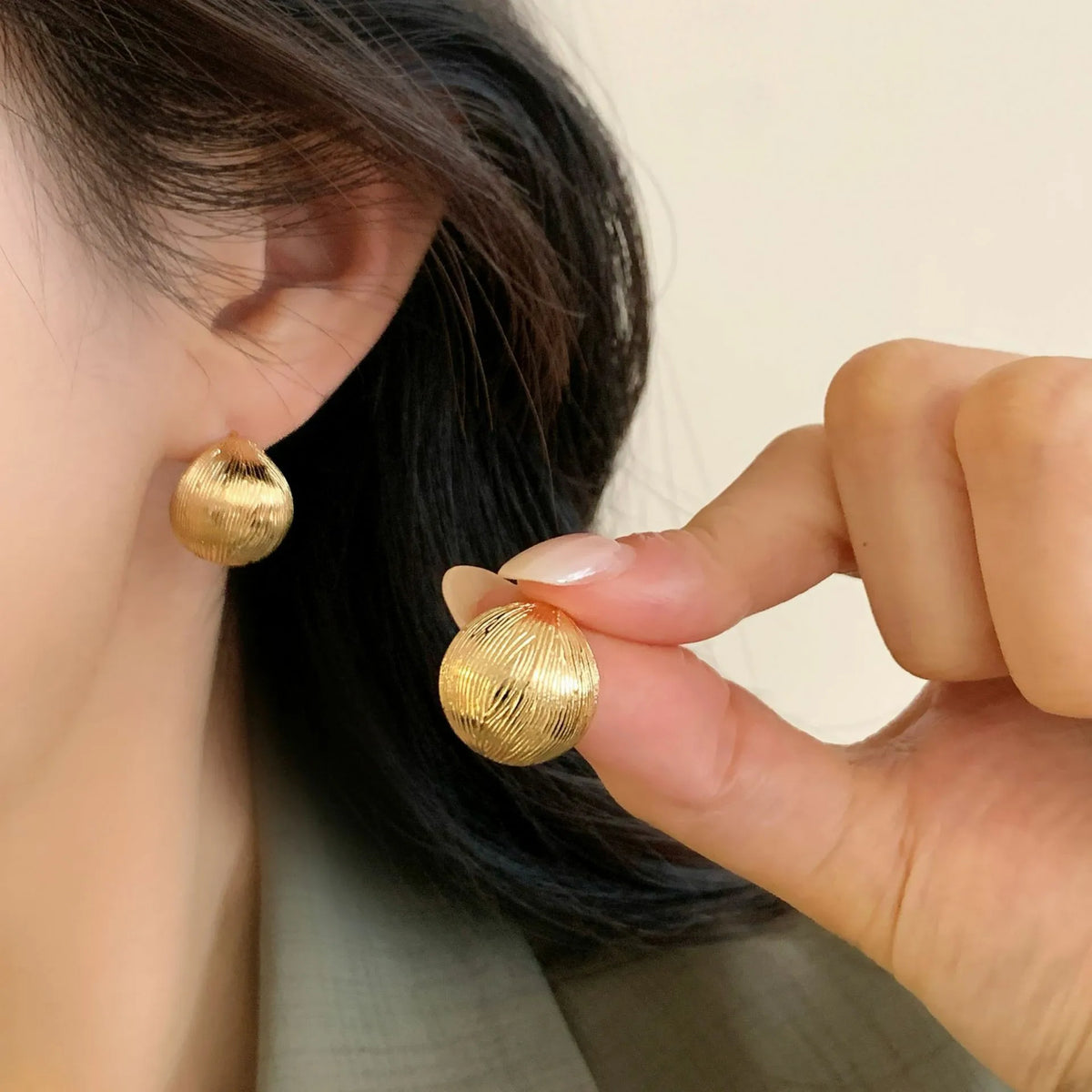 PENDRA Geometry Silver Earrings