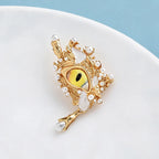 PENDRA Art Design Eye Brooch