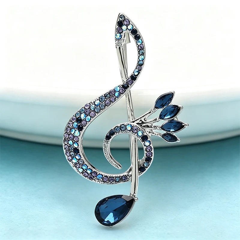 PENDRA Classic Eye Musical-note Brooch
