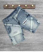 PENDRA Spliced Knee Length Shorts