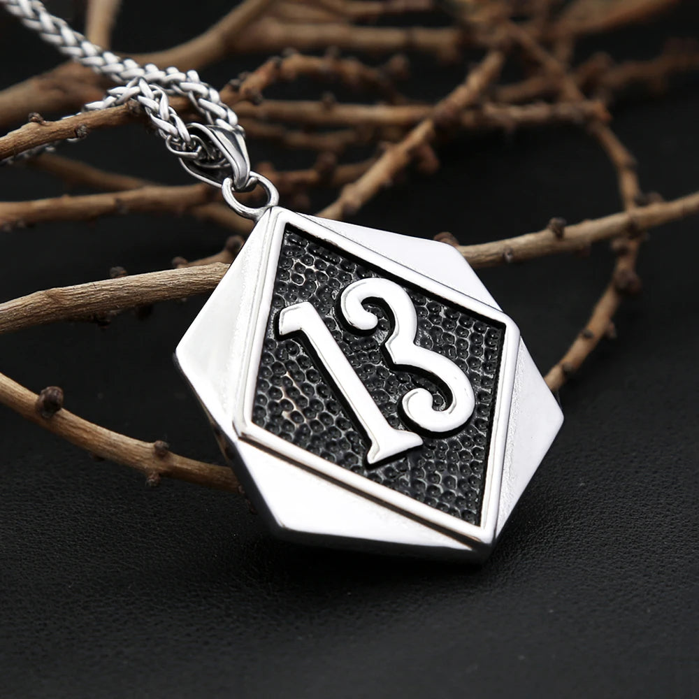 PENDRA Lucky7 Punk Lucky Number Pendant Necklace