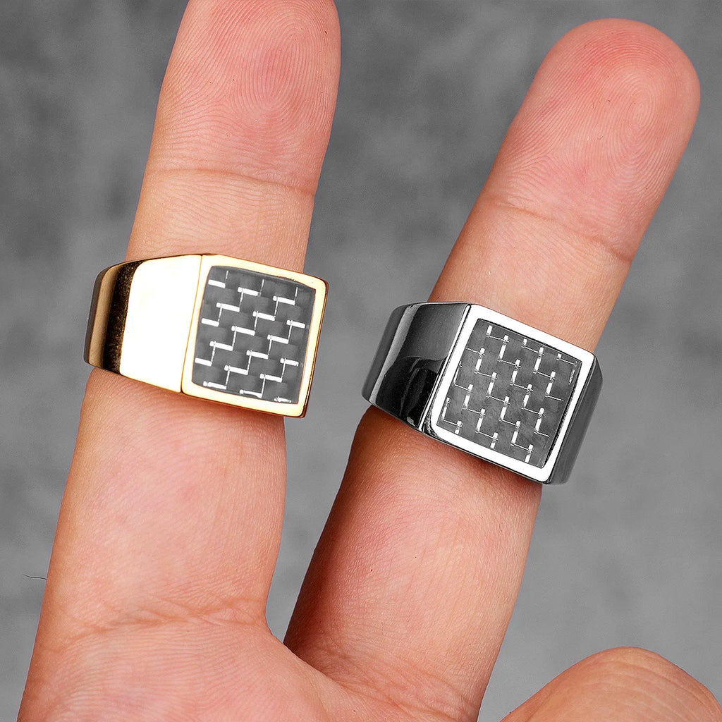 PENDRA Elegant Classics Boyfriend Steel Ring