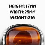 PENDRA Wood Grain Elegant Steel Ring