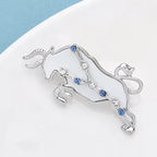 PENDRA 2 Colors Shell Taurus Brooch