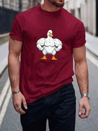 PENDRA Printed Sports Gradient T-Shirt