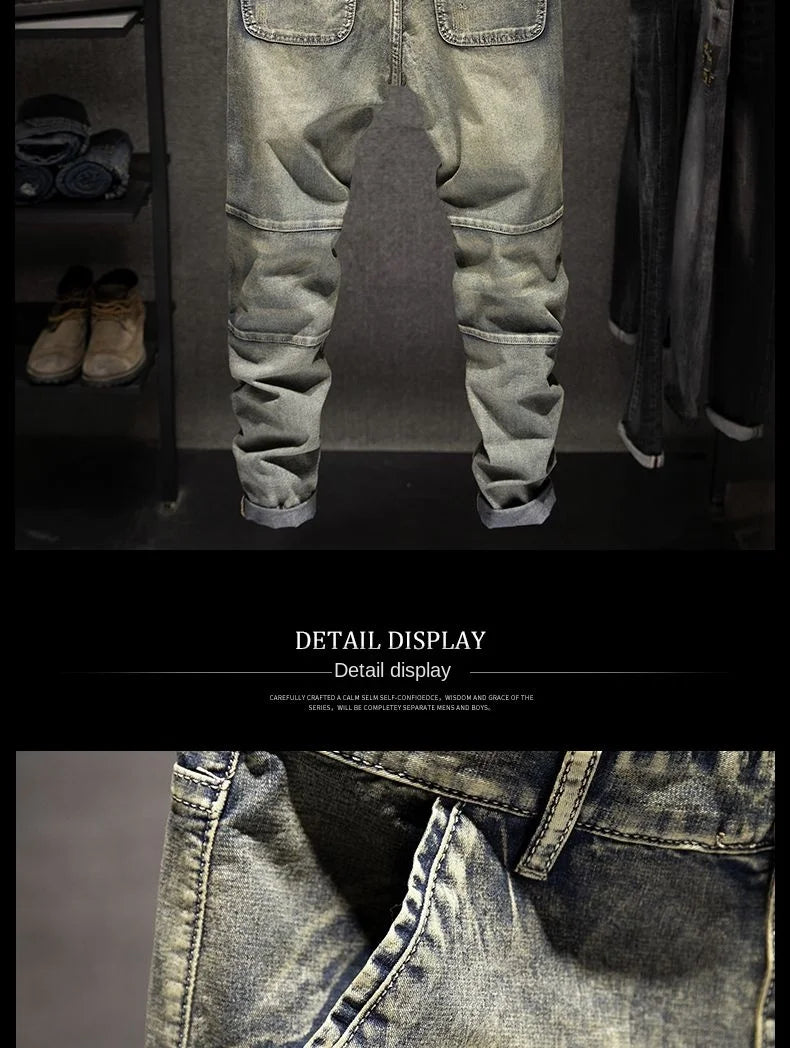 PENDRA Denim Straight Pants
