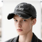 Jesus and Peptides Hat for Womens Cool Washed Distressed Baseball Cap