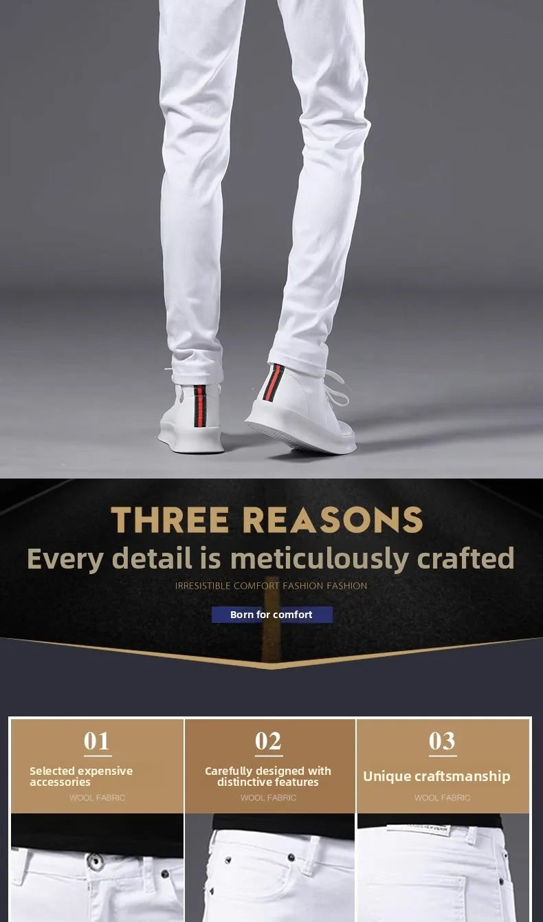 PENDRA White Fitting Pants