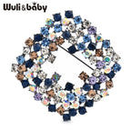 PENDRA Rhombelle Rhinestone Geometric Rhombus Brooch