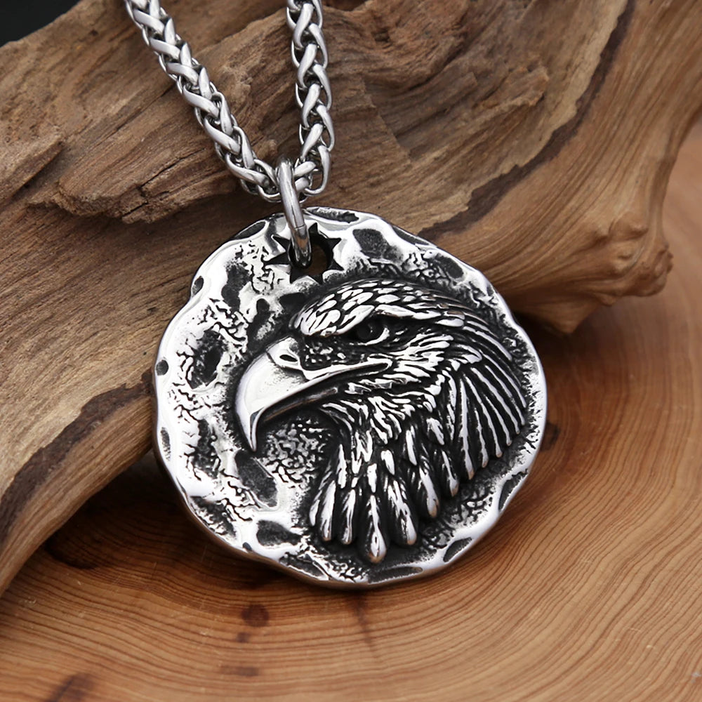 PENDRA Eaglecrest Vintage Eagle Head Pendant