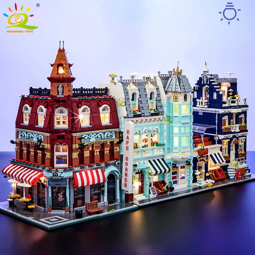 PENDRA Corner Coffee Micro Building Set