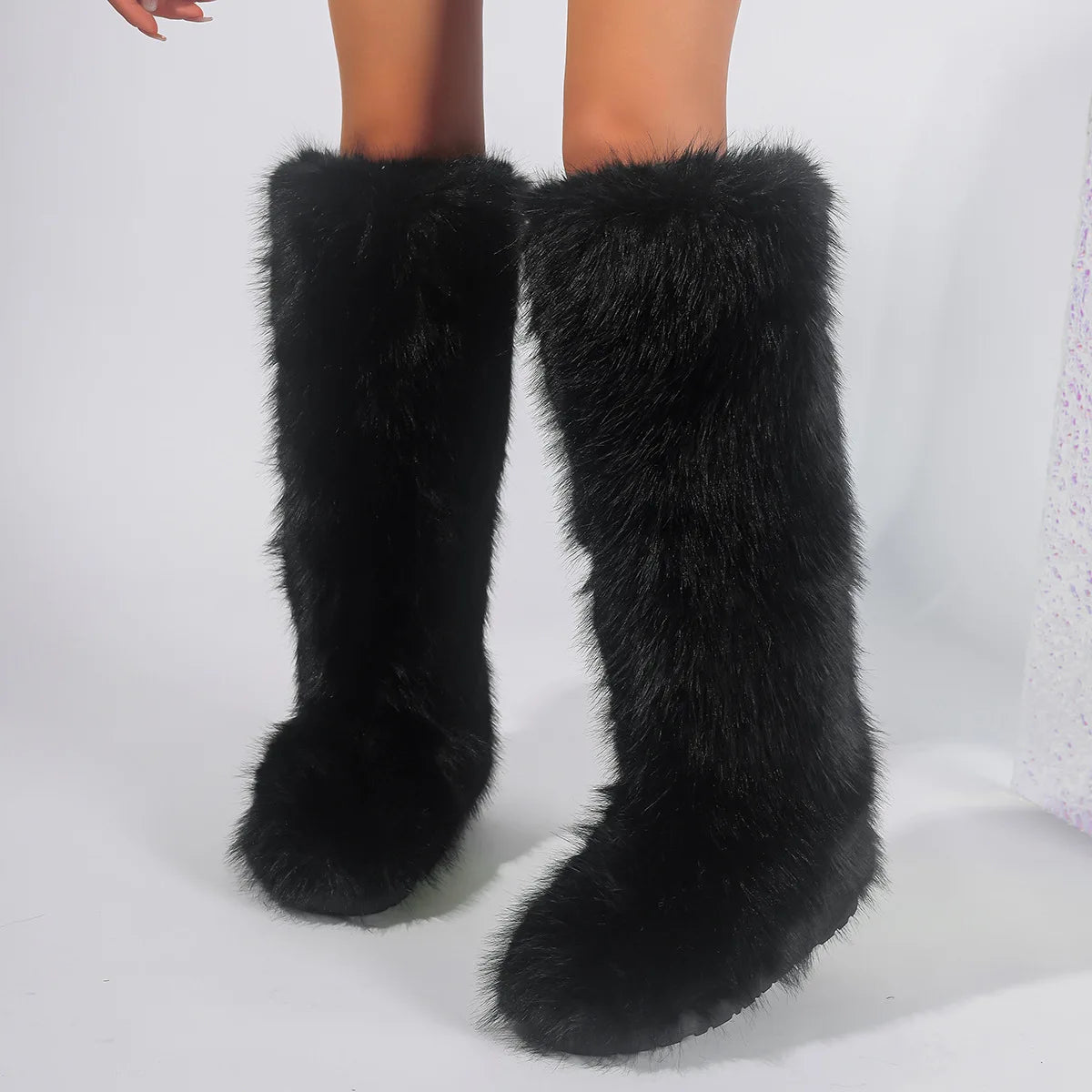 PENDRA Knee Warm Imitation Boots