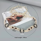 PENDRA Demiine Floral Boho Waist Chain Belt