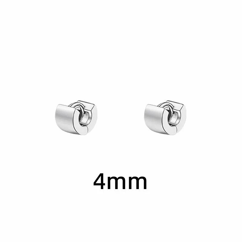 PENDRA Plain Geometry Hoop Earrings