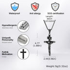 PENDRA Cross Cuban Crucifix Pendant Necklace